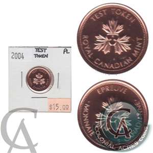 2004 Test Token Canada 1-cent Proof Like (TT-1.13)