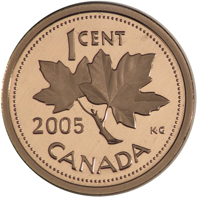 2005 Canada 1-cent Proof