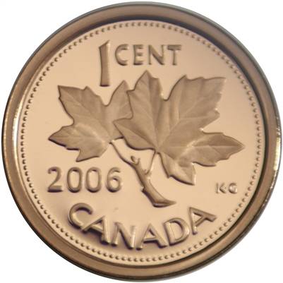2006 Canada 1-cent Proof