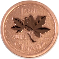 2010 Magnetic Canada 1-cent Specimen