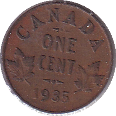 1935 Canada 1-cent Circulated