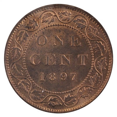 1897 Canada 1-cent Choice Brilliant Uncirculated (MS-64) $