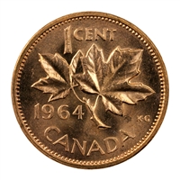 1964 Canada 1-cent Choice Brilliant Uncirculated (MS-64)