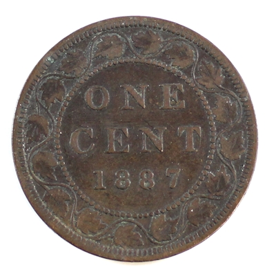 1887 Far 7 Canada 1-cent VG-F (VG-10)