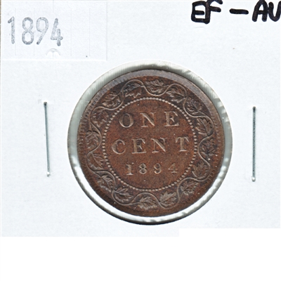 1894 Canada 1-cent EF-AU (EF45) $