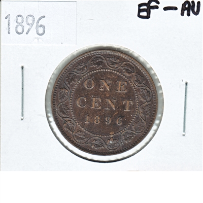 1896 Canada 1-cent EF-AU (EF-45)