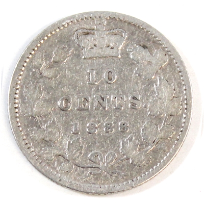 1888 Canada 10-cents G-VG (G-6)