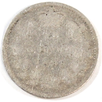 1896 Obv. 5 Canada 10-cents Good (G-4)