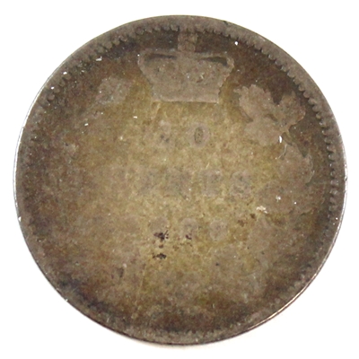 1898 Obv. 6 Canada 10-cents About Good (AG-3)