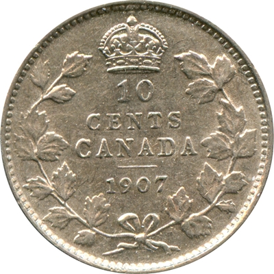 1907 Canada 10-cents VF-EF (VF-30) $