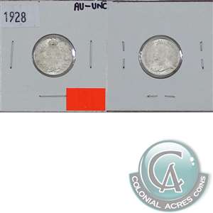 1928 Canada 10-cents AU-UNC (AU-55) $