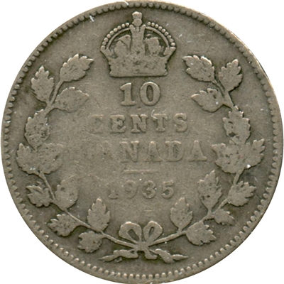 1935 Canada 10-cents Good (G-4)