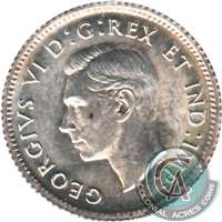 1943 Canada 10-cent UNC+ (MS-62)