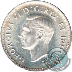 1944 Canada 10-cents Brilliant Uncirculated (MS-63) $