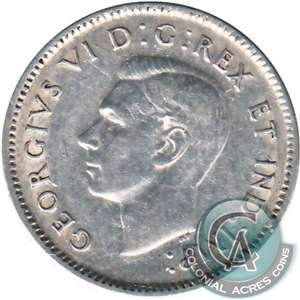 1946 Canada 10-cent F-VF (F-15)