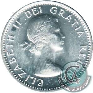 1957 Canada 10-cents Gem Brilliant Uncirculated (MS-65)