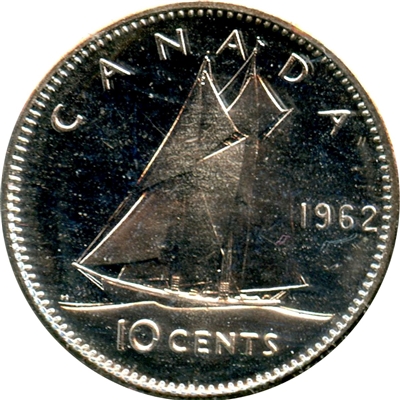 1962 Canada 10-cents Proof Like