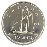 1971 Canada 10-cent Proof Like