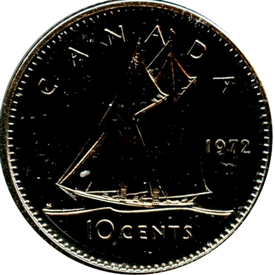 1972 Canada 10-cent Proof Like