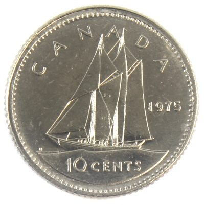 1975 Canada 10-cent Brilliant Uncirculated (MS-63)