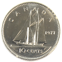 1977 Canada 10-cent Brilliant Uncirculated (MS-63)