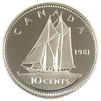 1981 Canada 10-cent Proof