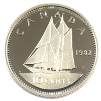 1982 Canada 10-cent Proof