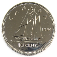 1984 Canada 10-cent Proof Like