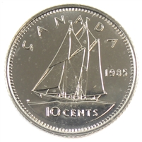 1985 Canada 10-cent Brilliant Uncirculated (MS-63)
