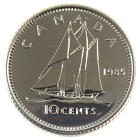 1985 Canada 10-cent Proof Like