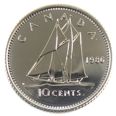 1986 Canada 10-cent Proof Like
