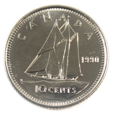 1990 Canada 10-cent Brilliant Uncirculated (MS-63)