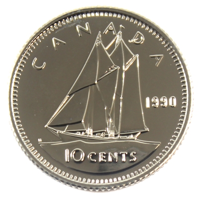 1990 Canada 10-cent Proof Like