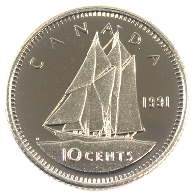 1991 Canada 10-cent Proof