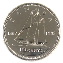 1992 Canada 10-cent Proof Like