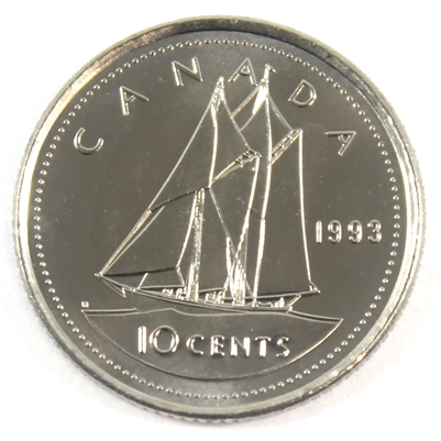 1993 Canada 10-cent Brilliant Uncirculated (MS-63)