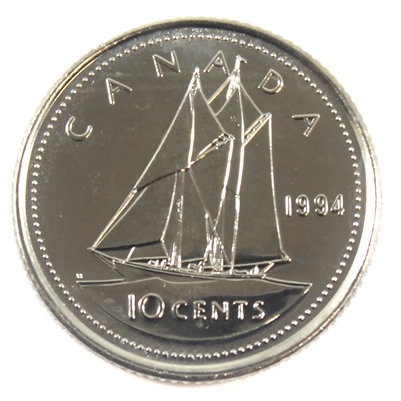 1994 Canada 10-cent Brilliant Uncirculated (MS-63)