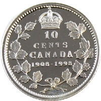 1998 (1908-1998) Commem. Canada 10-cent Proof