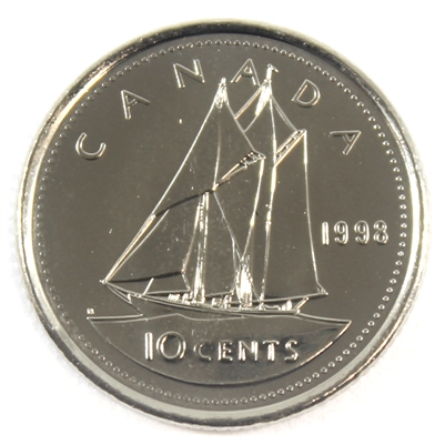 1998 Canada 10-cent Brilliant Uncirculated (MS-63)