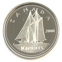 2000 Canada 10-cent Silver Proof