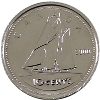 2000W Canada 10-cent Proof Like