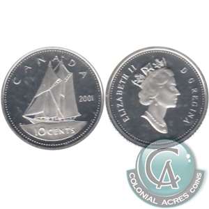 2001 Canada 10-cent Silver Proof