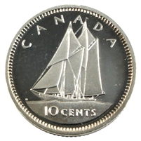 2003 Canada Coronation (1953-2003) 10-cent Silver Proof
