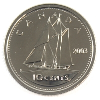 2003P Canada Old Effigy 10-cent Proof Like