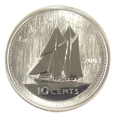 2003P Canada Old Effigy 10-cent Specimen