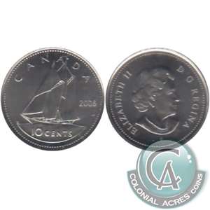 2005P Canada 10-cent Brilliant Uncirculated (MS-63)