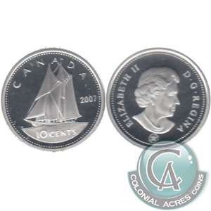 2007 Canada 10-cent Silver Proof