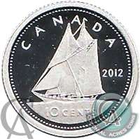 2012 Canada 10-cent Silver Proof
