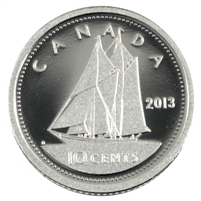 2013 Canada 10-cent Silver Proof