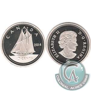 2014 Canada 10-cent Proof (non-silver)